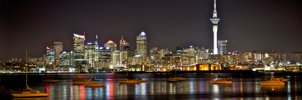 Skyline of Auckland city illustrating the cost of living and moving to New Zealand question
