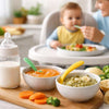 Infant exploring solid foods with parental guidance on feeding readiness and cultural nutrition in New Zealand