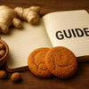 High quality realistic photo of vintage ginger nuts biscuit tin with classic Kiwi branding