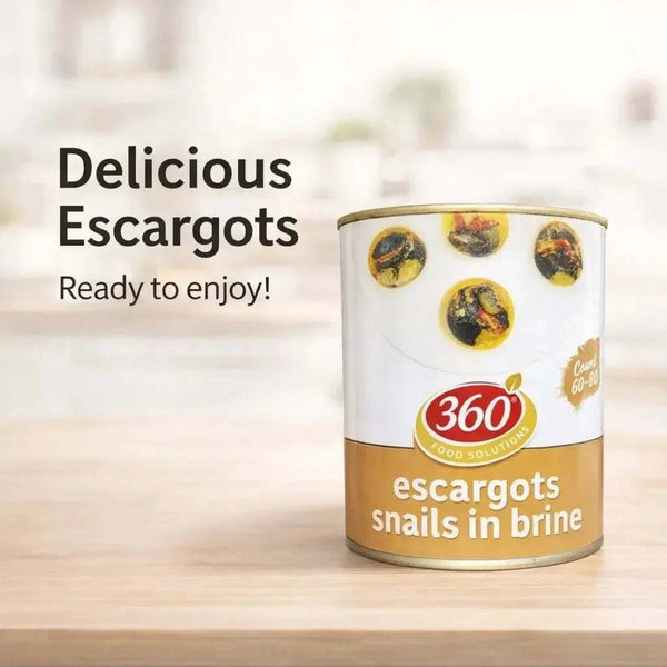 360 Food Solutions Escargot (Snails in Brine) - 800g Facebook Ad