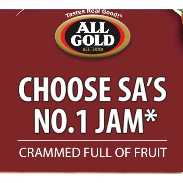 All Gold Jam Smooth Apricot Jam 450g jar with natural apricot sweetness and versatile use