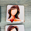Coasters - Angles with Hearts (Set of 6) - Something From Home - South African Shop