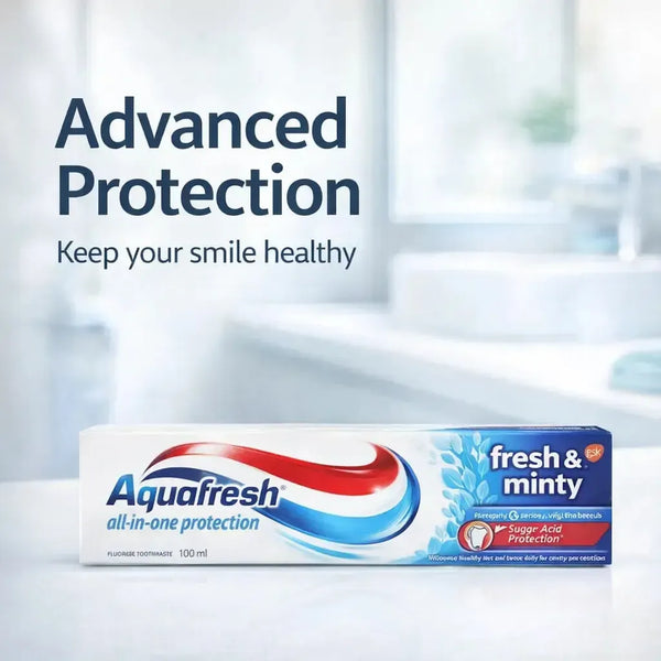 Aquafresh Toothpaste Fresh & Minty (Blue) - 100ml Facebook Ad