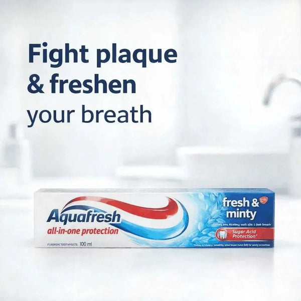 Aquafresh Toothpaste Fresh & Minty (Blue) - 100ml Facebook Ad