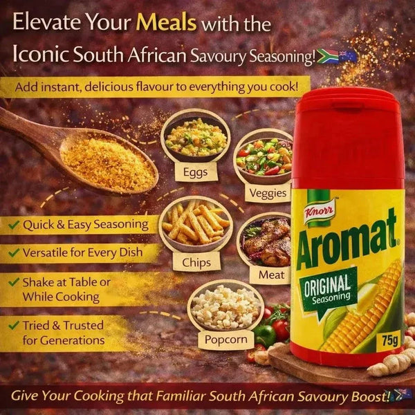 Knorr Aromat powder 75g seasoning shaker for savory South African cooking