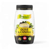 B-well Olive & Canola Mayonnaise 740g jar with creamy texture and high Omega-3 content