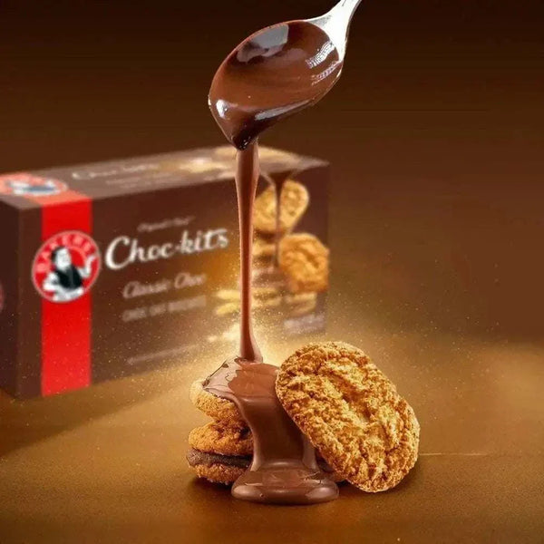 Bakers Chockits 1kg block bottom bag with premium chocolate for baking and snacking