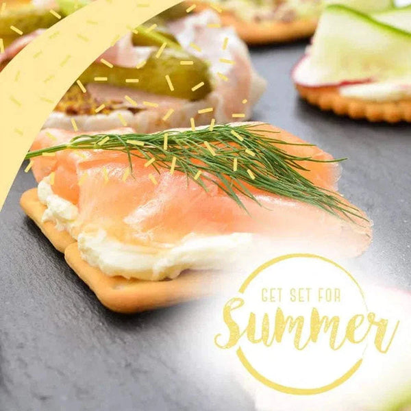 Bakers Cream Crackers with toppings - buttery and crunchy snack, 200g.