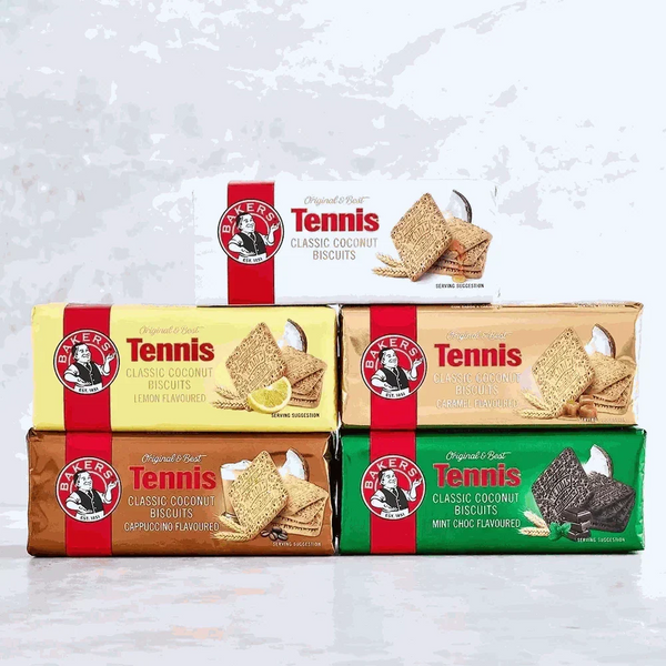Bakers Tennis Biscuits 200g pack with classic coconut flavor and crispy texture perfect for tea time and desserts