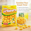 Baxtons Apricots 400g sweet chewy apricot-flavored candy marshmallow treats in bright yellow packaging