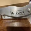 Blacksmith Biltong Cutter handcrafted from solid Kiaat wood for precise biltong slicing and cutting.
