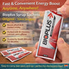 Bioplus Syrup Sachets Original 10ml single-use energy booster with B-vitamins, calcium, and caffeine