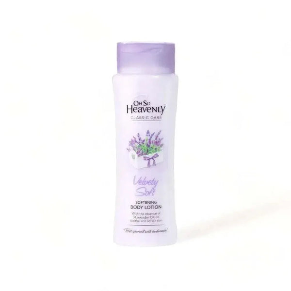 Oh So Heavenly Classic Care Body Lotion Velvety Soft 375ml with lavender and patchouli oils for moisturizing and soothing skin