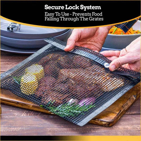 "Braai Sakkie" Grid - Black - LAUNCH SPECIAL - Something From Home - South African Shop