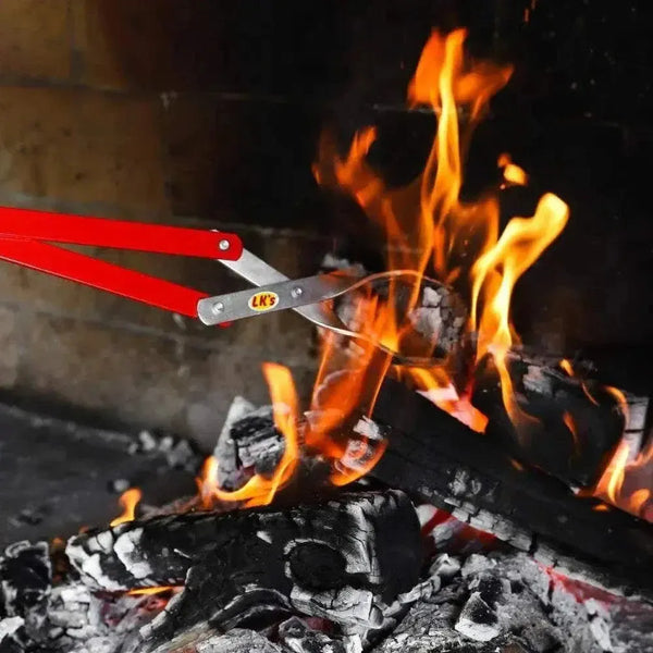 417mm LK Braai Tongs with powder-coated handles and extra-thick aluminium construction for durable grilling in New Zealand