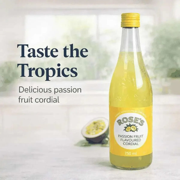 Brookes Roses Cordial - Passionfruit 750ml Facebook Ad