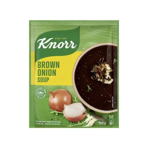 Knorr Brown Onion Soup Powder 50g packet for rich, savory cooking