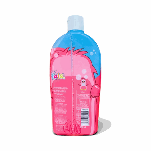 Clicks Made 4 Tots Strawberry bubble bath 750ml with rich foam and child-friendly scent