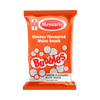 Messaris Bubbles Chips cheese flavored maize snack 100g orange packaging tartrazine free