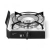 CADAC 2 Cook 3 Pro portable gas barbecue with dual burners and ceramic coated plates for outdoor cooking