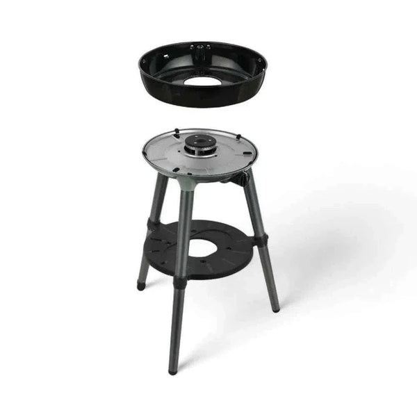 Portable CADAC Carri Chef 40 gas BBQ with removable dome, sturdy legs, and easy assembly.