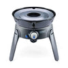 CADAC Safari CHEF 30 Cooker, portable with fold-away legs and interchangeable surfaces, ideal for camping.