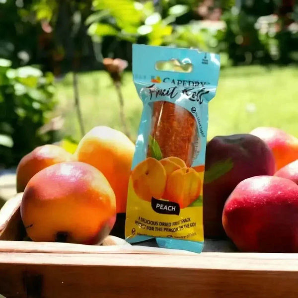 Capedry Fruit Roll Peach 80g by Montagu high fiber gluten-free snack