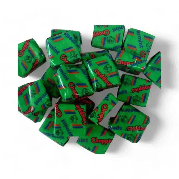 Chappies Bubblegum Spearmint flavor pack of 100 pieces weighing 400g with iconic trivia wrappers