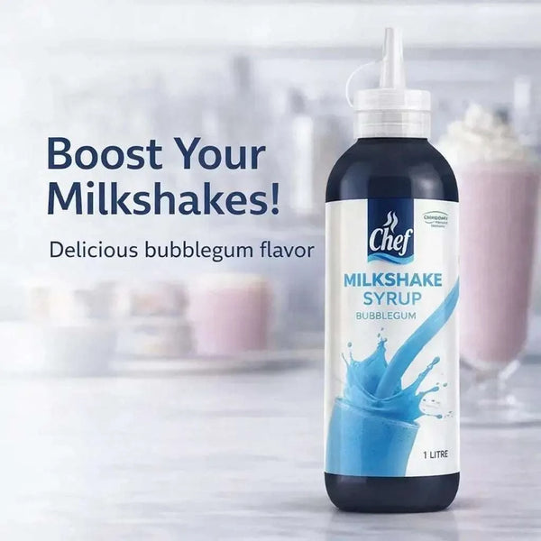 Chef Pro Milkshake Syrup (Bubblegum) - 1 Litre Facebook Ad