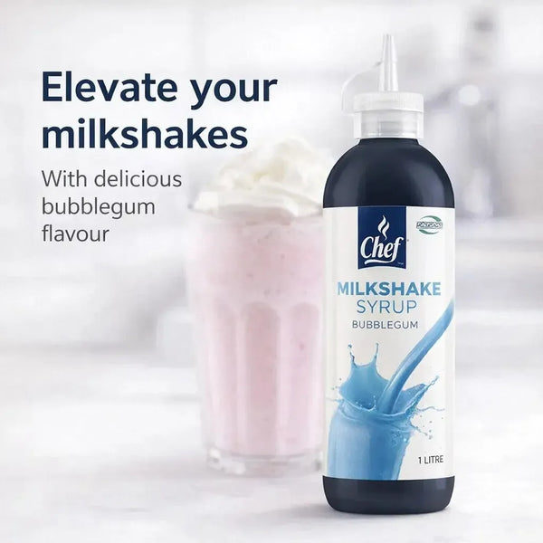 Chef Pro Milkshake Syrup (Bubblegum) - 1 Litre Facebook Ad