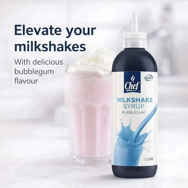 Chef Pro Milkshake Syrup (Bubblegum) - 1 Litre Facebook Ad