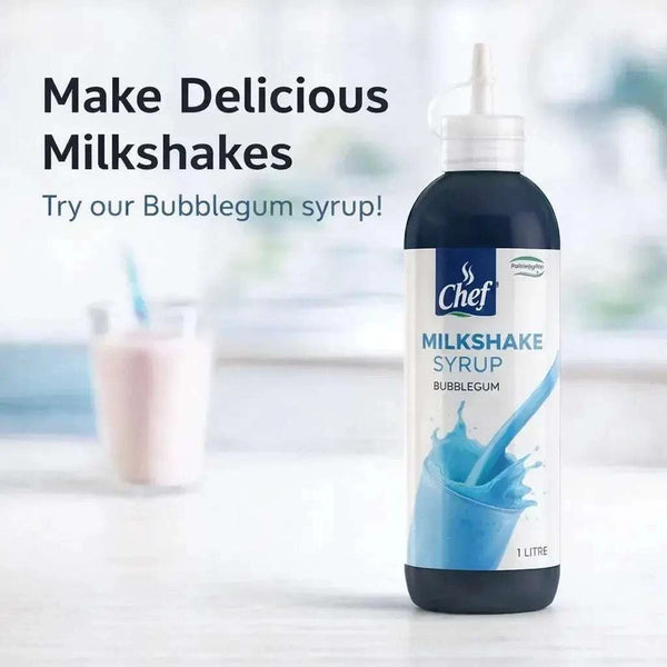 Chef Pro Milkshake Syrup (Bubblegum) - 1 Litre Facebook Ad