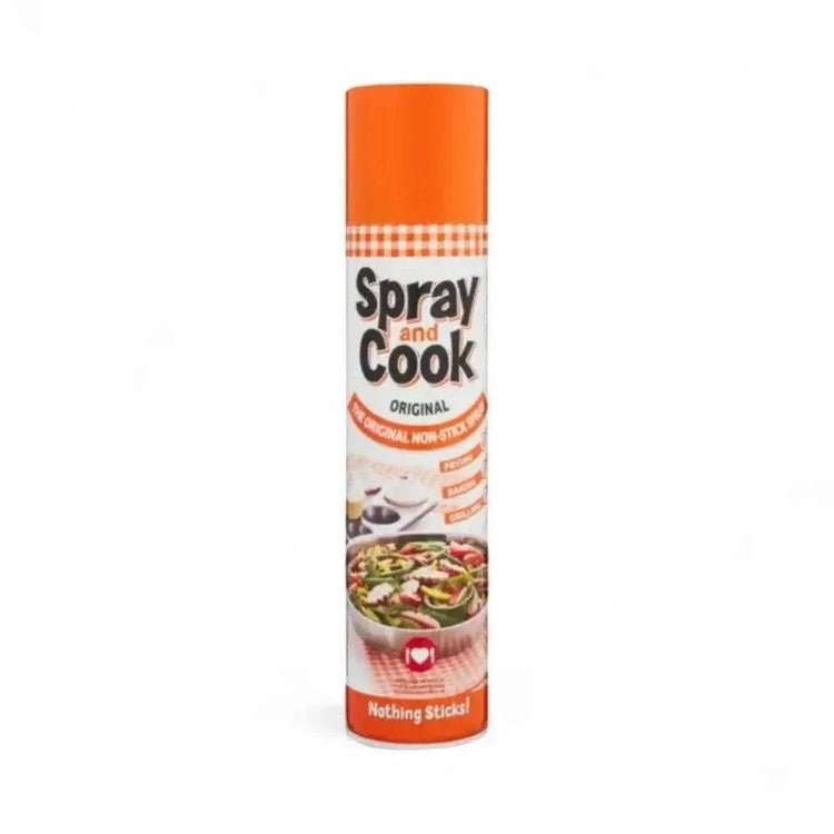 Colmans Spray & Cook Original 300ml non-stick cooking spray can.