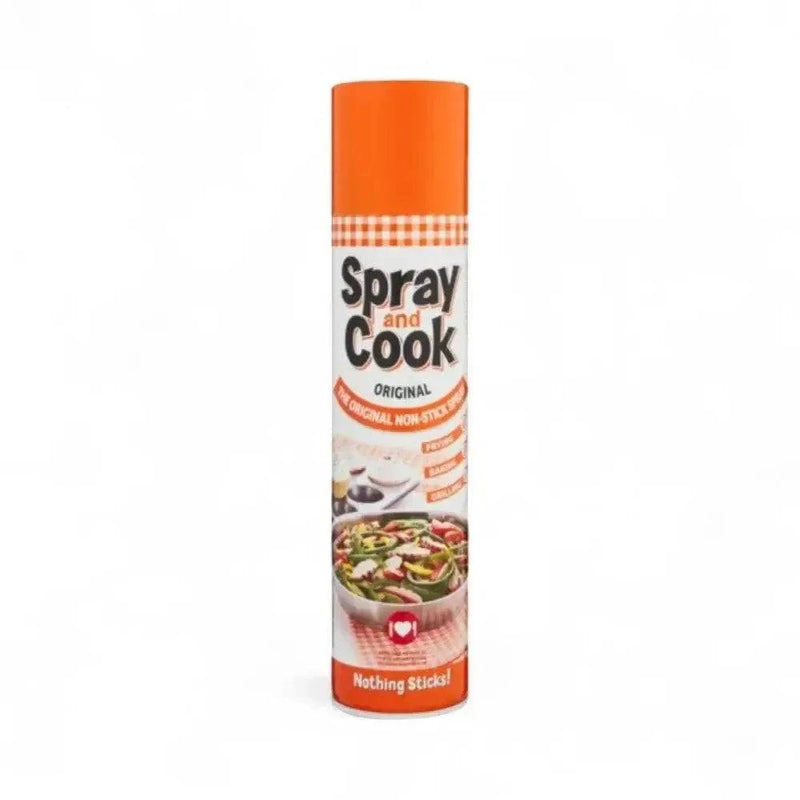 Colmans Spray & Cook Original 300ml non-stick cooking spray can.