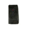 Cotton Road Large Wallet dark green PU leather with windmill design and double zip compartments