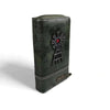 Cotton Road Large Wallet dark green PU leather with windmill design and double zip compartments