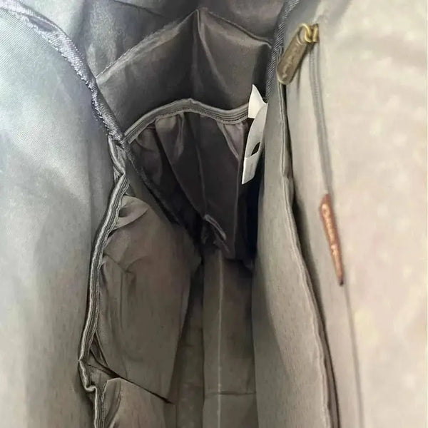 Blue Cotton Road Nappy Bag backpack with front zip, side bottle pockets, changing mat, and wet bag