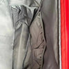 Cotton Road Nappy Bag deep red backpack with front zip, side pockets, changing mat, and wet bag