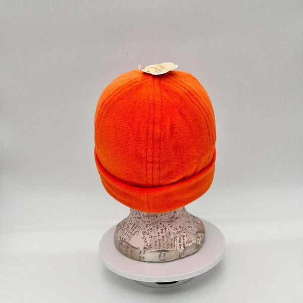 Orange Cotton Road Polar Fleece Beanie warm and soft winter hat