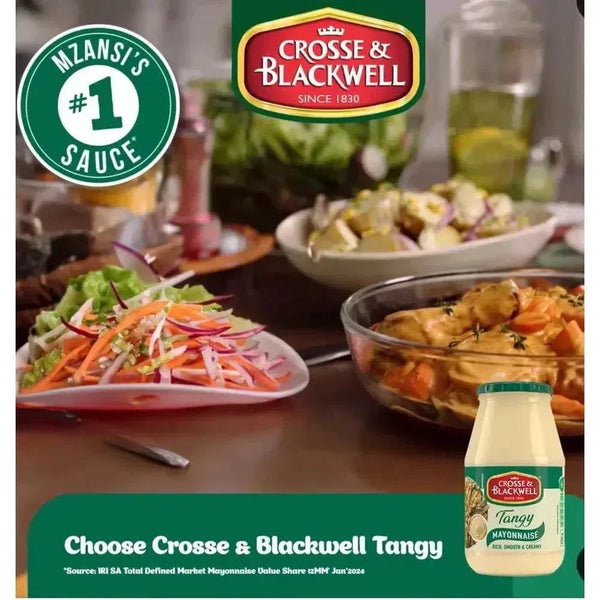 Crosse & Blackwell Mayonnaise 750g jar with creamy tangy flavor from South Africa