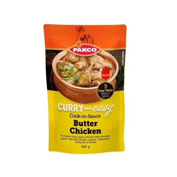 Pakco Curry Made Easy Butter Chicken Cook-in Sauce 400g with classic Indian spices