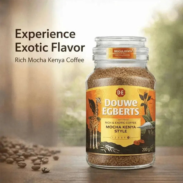 Douwe Egberts Instant Coffee Mocha Kenya Style - 200g Facebook Ad