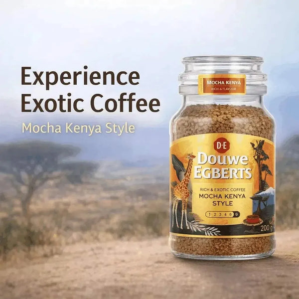 Douwe Egberts Instant Coffee Mocha Kenya Style - 200g Facebook Ad