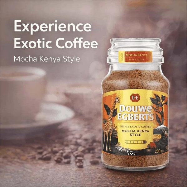 Douwe Egberts Instant Coffee Mocha Kenya Style - 200g Facebook Ad
