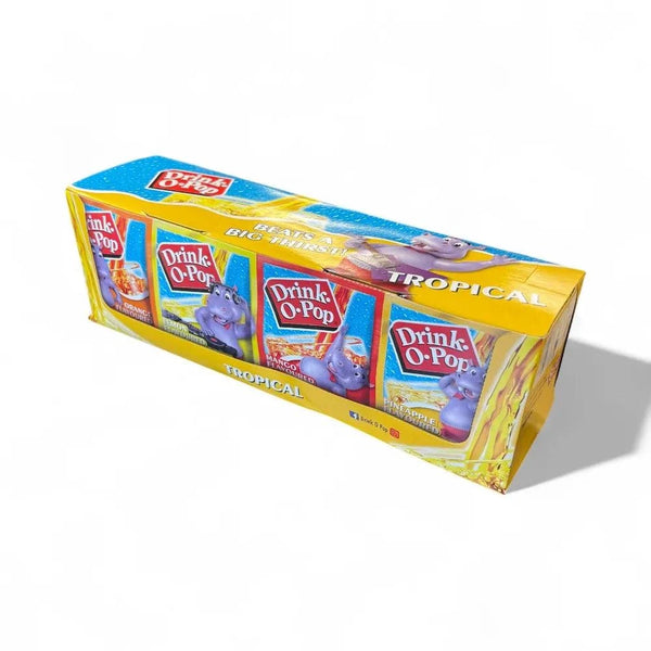 Drink-O-Pop Tropical 5g sachets pack of 72, instant fruity drink mix.