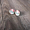 Earrings - Dream 15mm diameter circle design sold in pairs