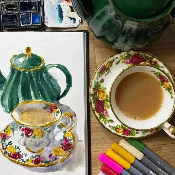 Pack of 102 FIVE ROSES Tea African Blend BLUE tea bags showcasing rich African-inspired flavor and aroma