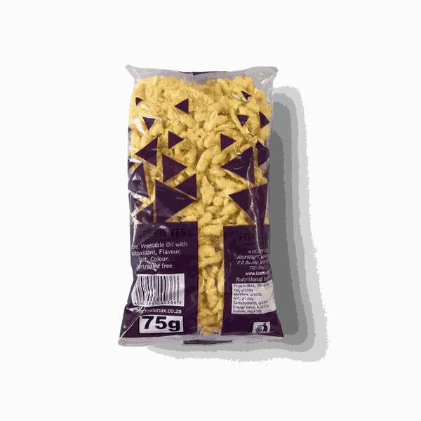 Foxi Nax Chicken 75g crispy maize puffs savory gluten-free South African snack