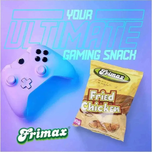 Frimax Potato Chips Fried Chicken Flavoured 125g bag showcasing savory seasoned crispy snacks