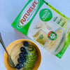 FutureLife Zero Original 500g pack with a bowl of mixed fruit smoothie including blueberries and kiwi.